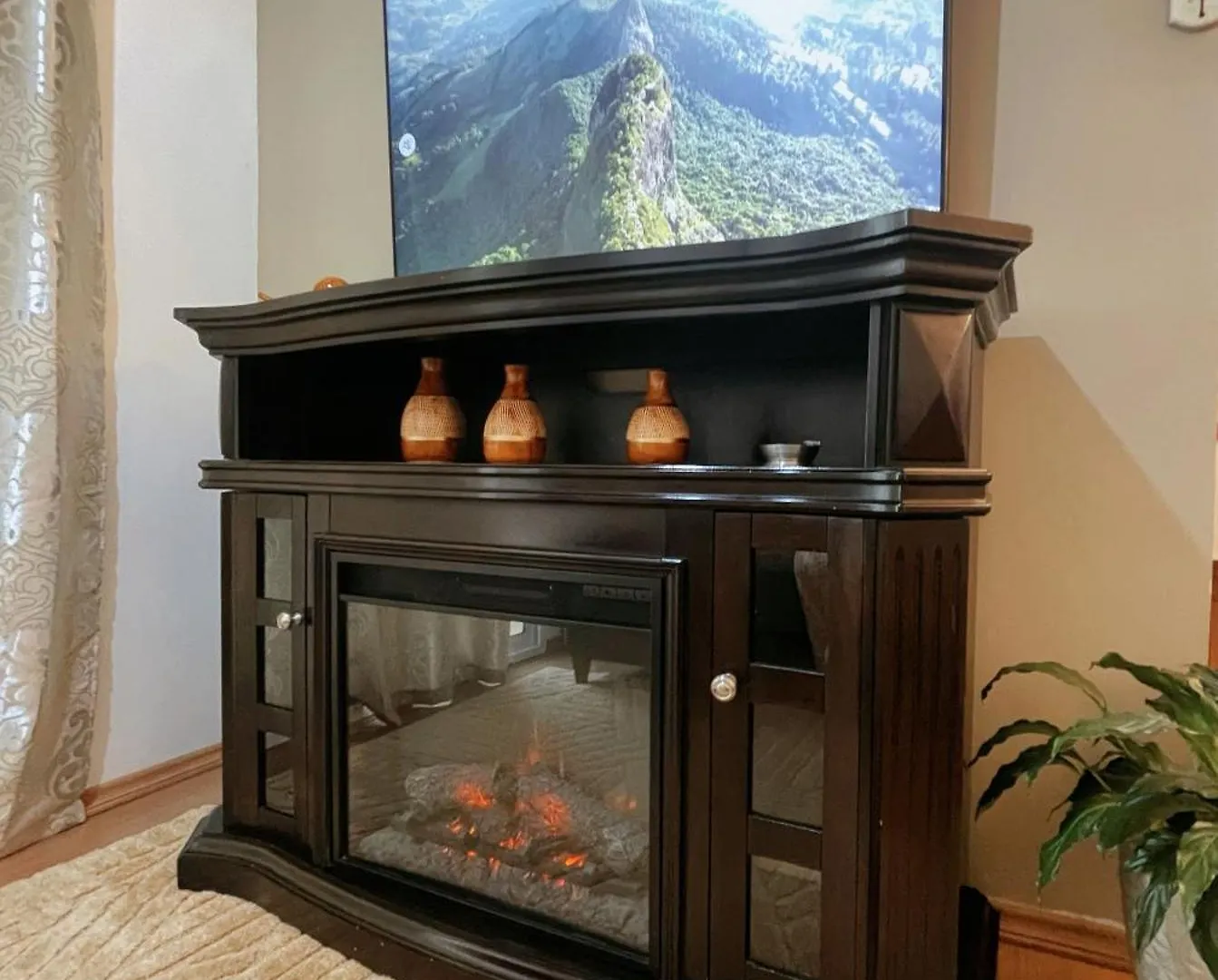 Daire Apartamento Platanos Reali Fiori Campos do Jordao Brezilya